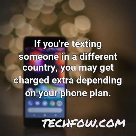can you text someone in another country